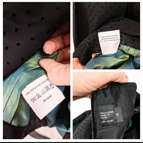 Charles Nolan Mesh Polka Dot Skirt - Picture 7 of 7